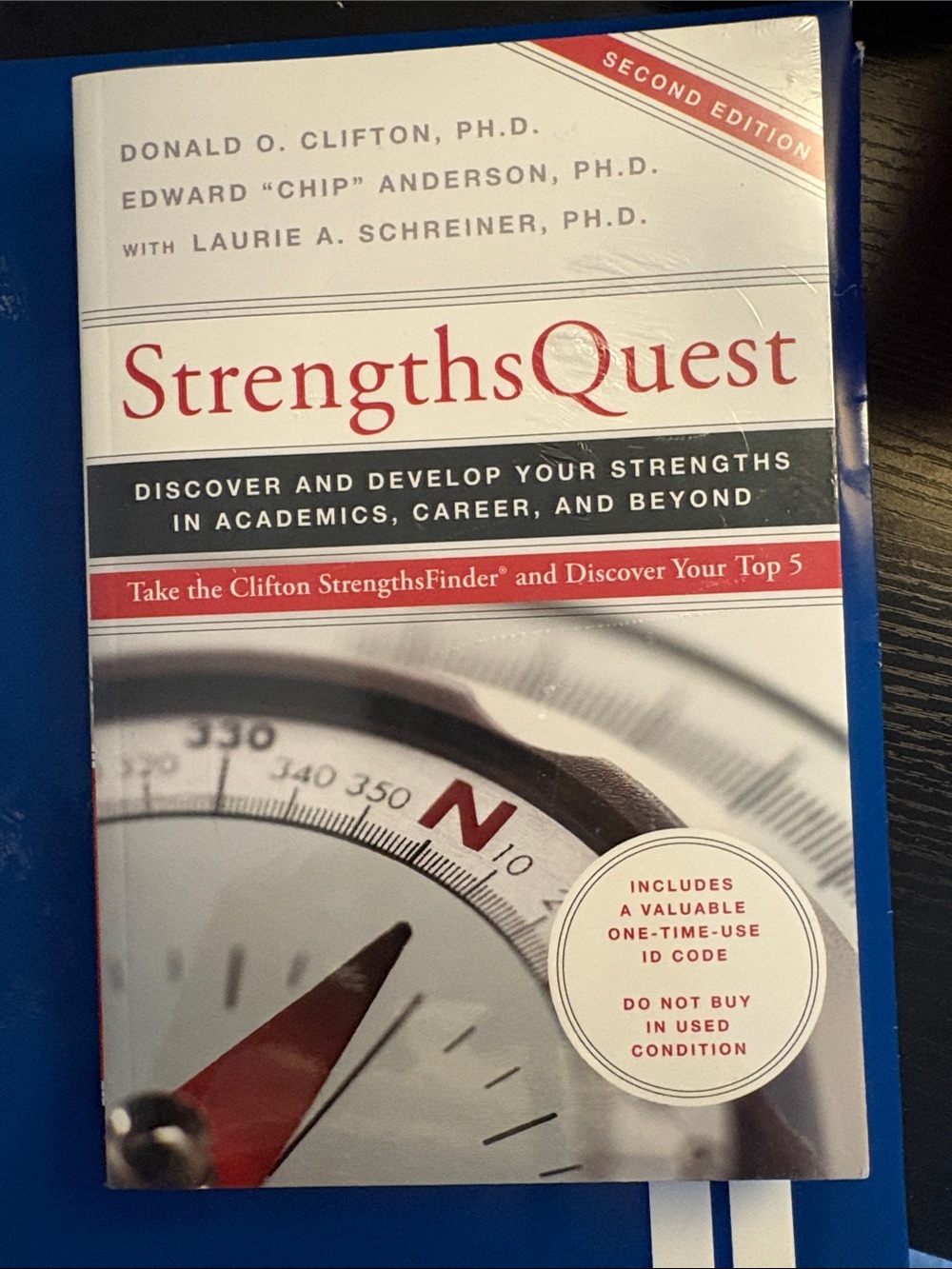 StrengthsQuest Book - White & Red Cover